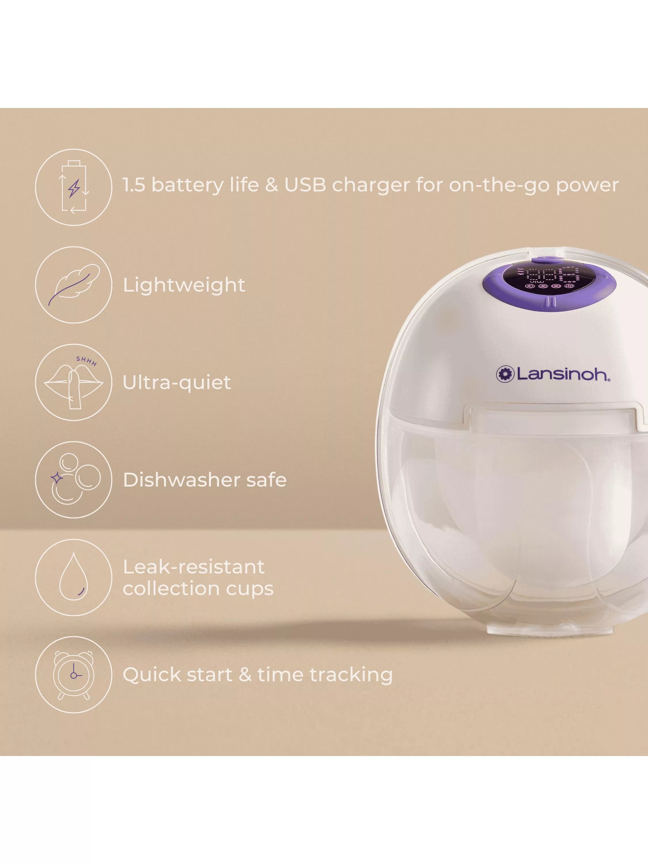 Lansinoh Single Wearable Pump, UK version
