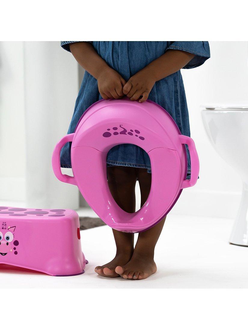 Potty Trainer Seat Pink Dragon, imported from the UK