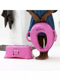 My Carry Potty pink dragon step stool imported from the UK