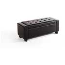GFW Verona ottoman bench black 87.4L, UK version