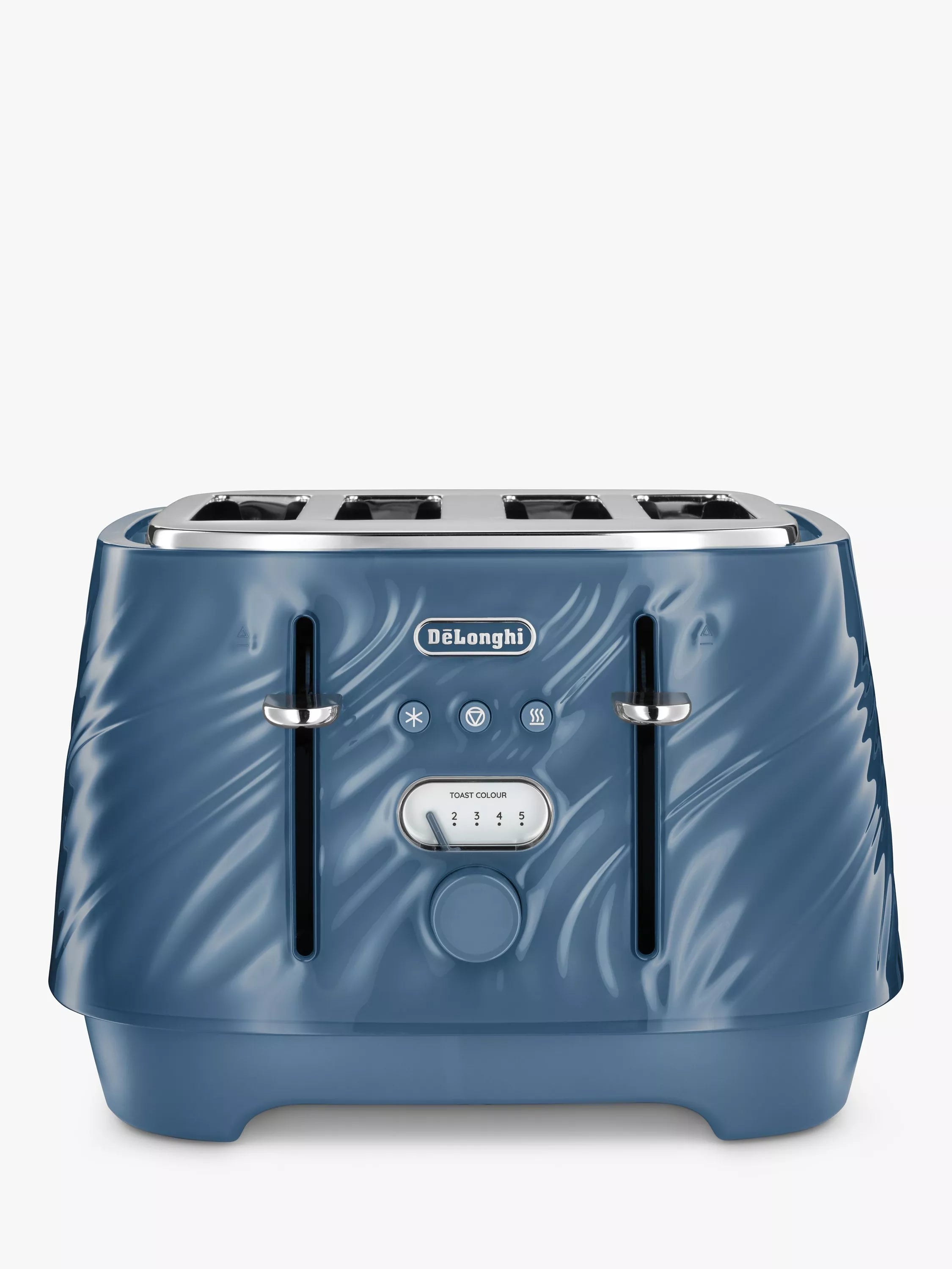 De'Longhi Ballerina Seta 4 Slice Toaster - Silky Blue