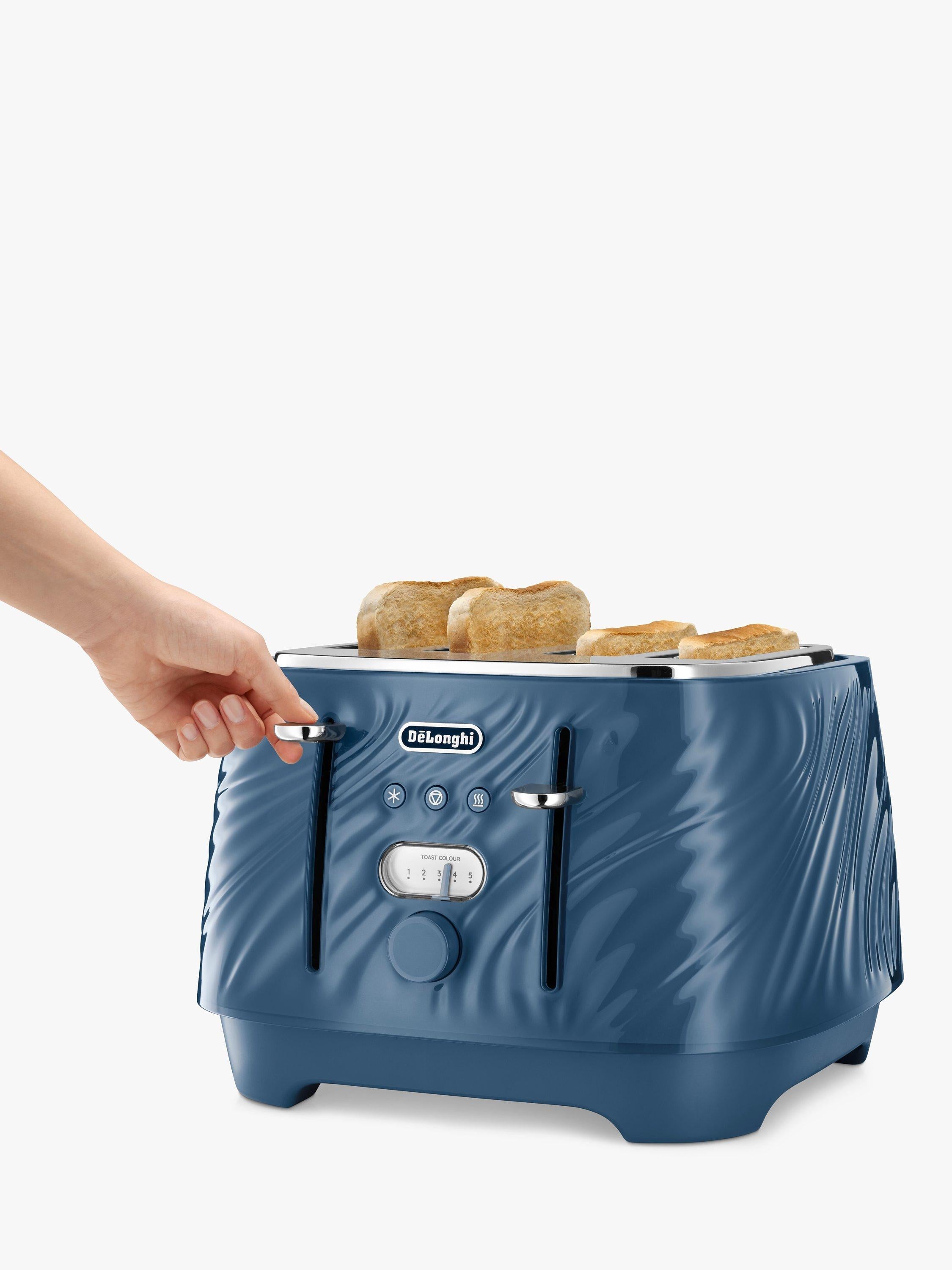 De'Longhi Ballerina Seta 4 Slice Toaster - British product