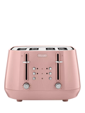 De'Longhi CTY4003 4 Slice Toaster, Pink