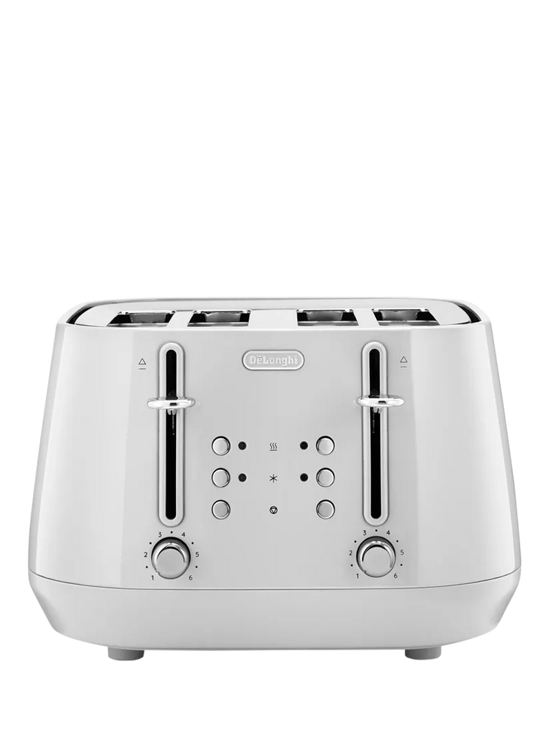 De'Longhi CTY4003 4 Slice Toaster, White