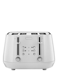 De'Longhi CTY4003 4 Slice Toaster, White
