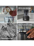 Kenwood Duo Prep chopper grinder black, imported from the UK