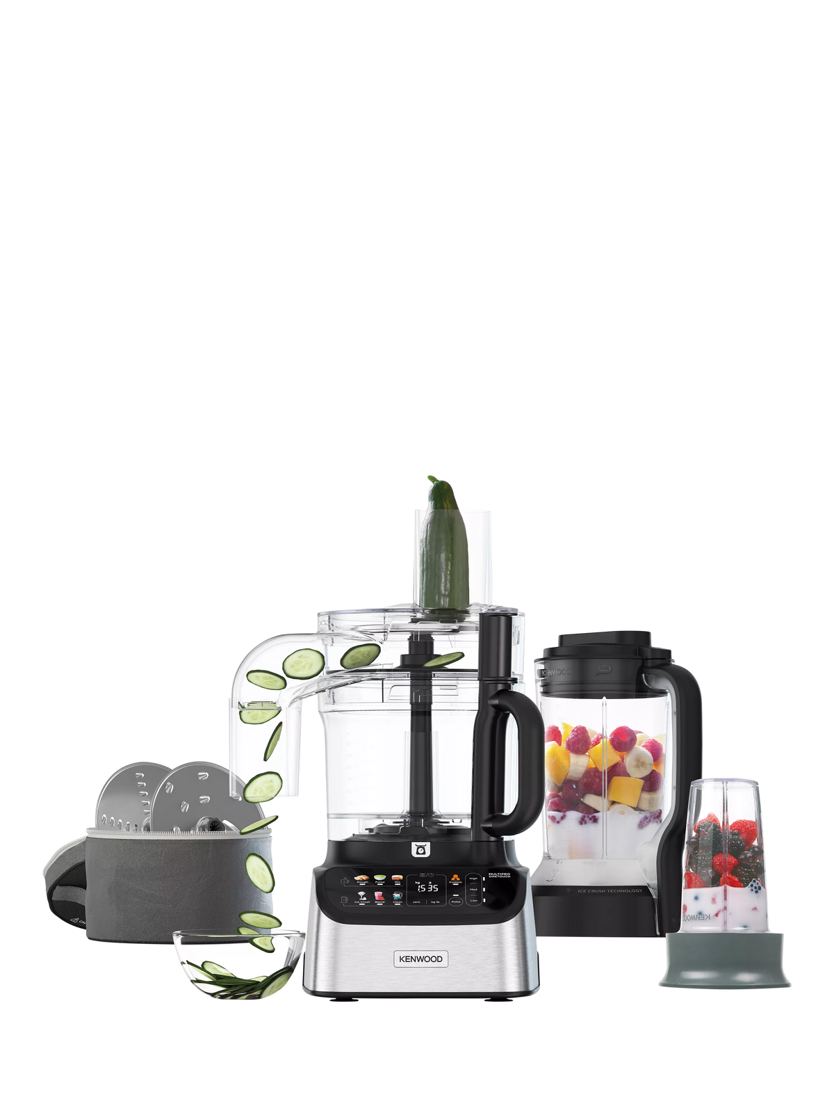 Kenwood Multipro OneTouch food processor silver, imported from the UK