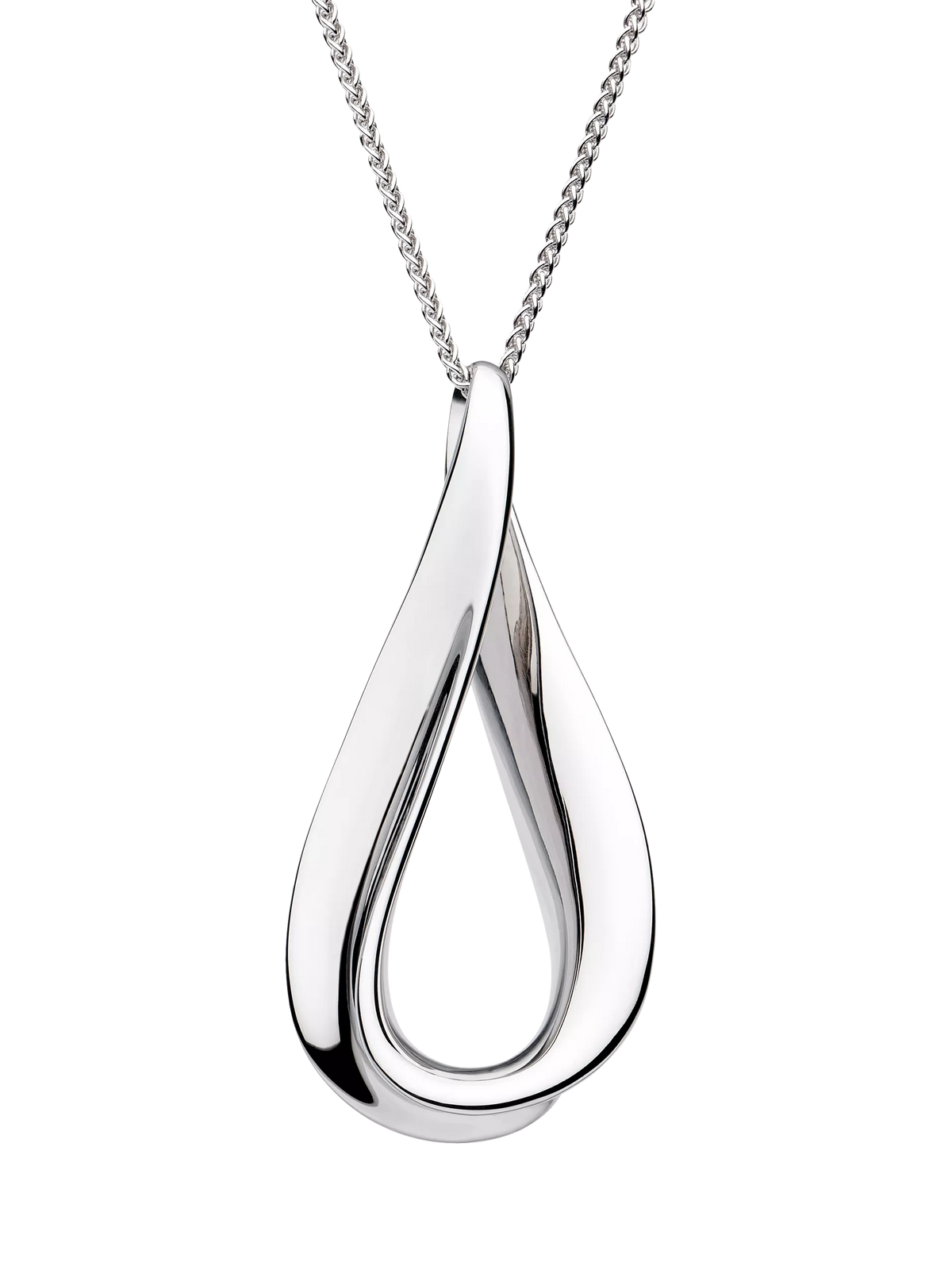 Kit Heath Serenity Grande Slider Necklace silver pendant, imported from the UK