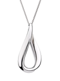 Kit Heath Serenity Grande Slider Necklace silver pendant, imported from the UK