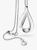 Kit Heath Serenity Grande Slider Necklace silver pendant, imported from the UK