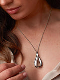 Kit Heath Serenity Grande Slider Necklace silver pendant, imported from the UK