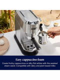 De'Longhi espresso coffee machine and grinder set silver - British product