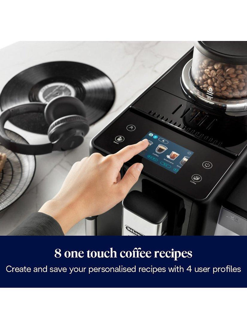 De'Longhi Rivelia black bean to cup coffee machine, UK version