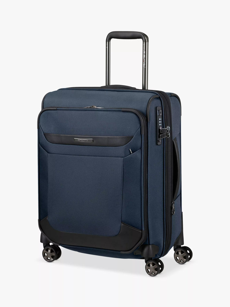 Samsonite Pro-DLX 4-Wheel 55cm Cabin Case, Blue