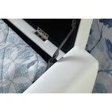 GFW Verona Faux Leather Ottoman Bench - White