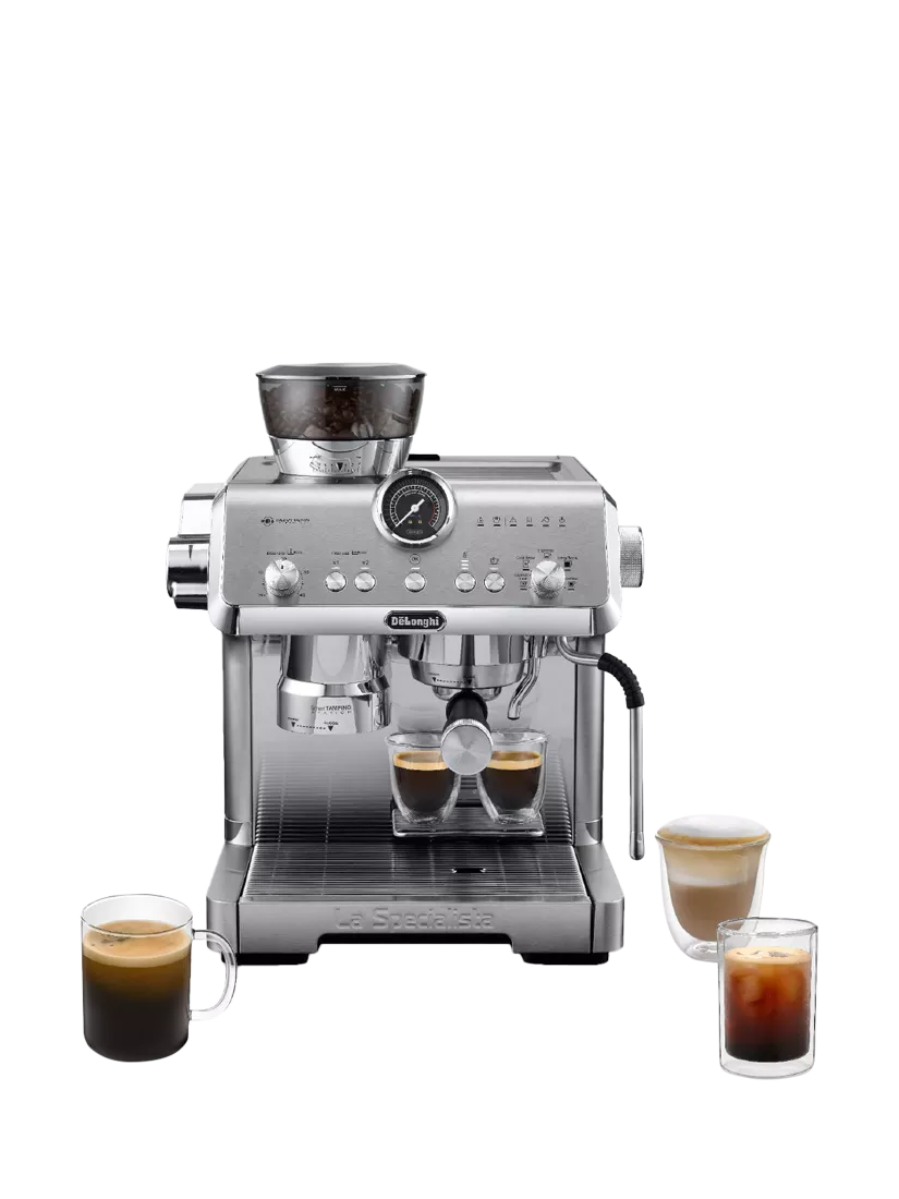 De'Longhi La Specialista Opera silver coffee machine - British product