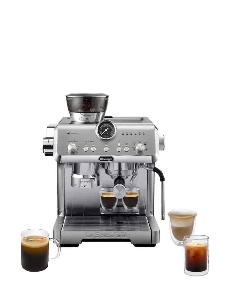 De'Longhi La Specialista Opera silver coffee machine - British product