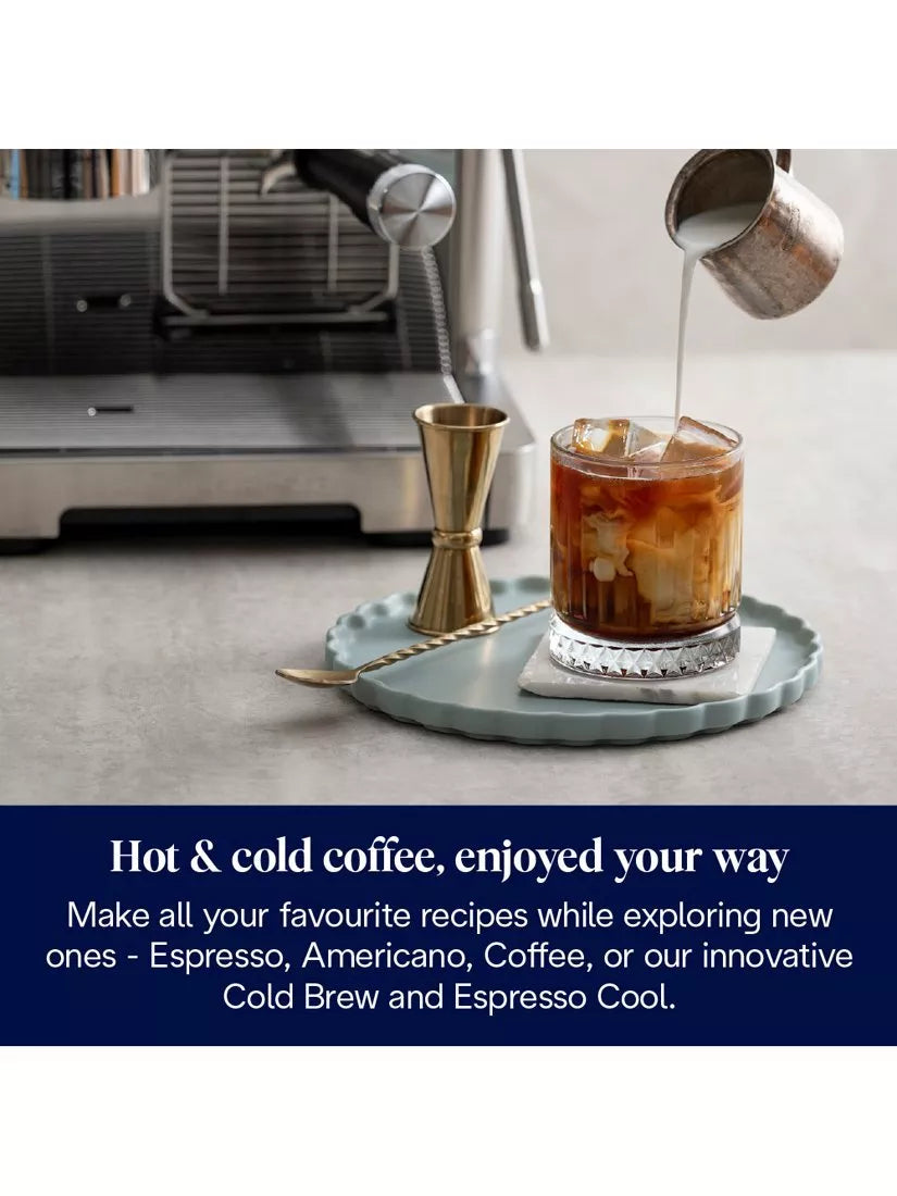De'Longhi La Specialista Opera silver coffee machine - British product