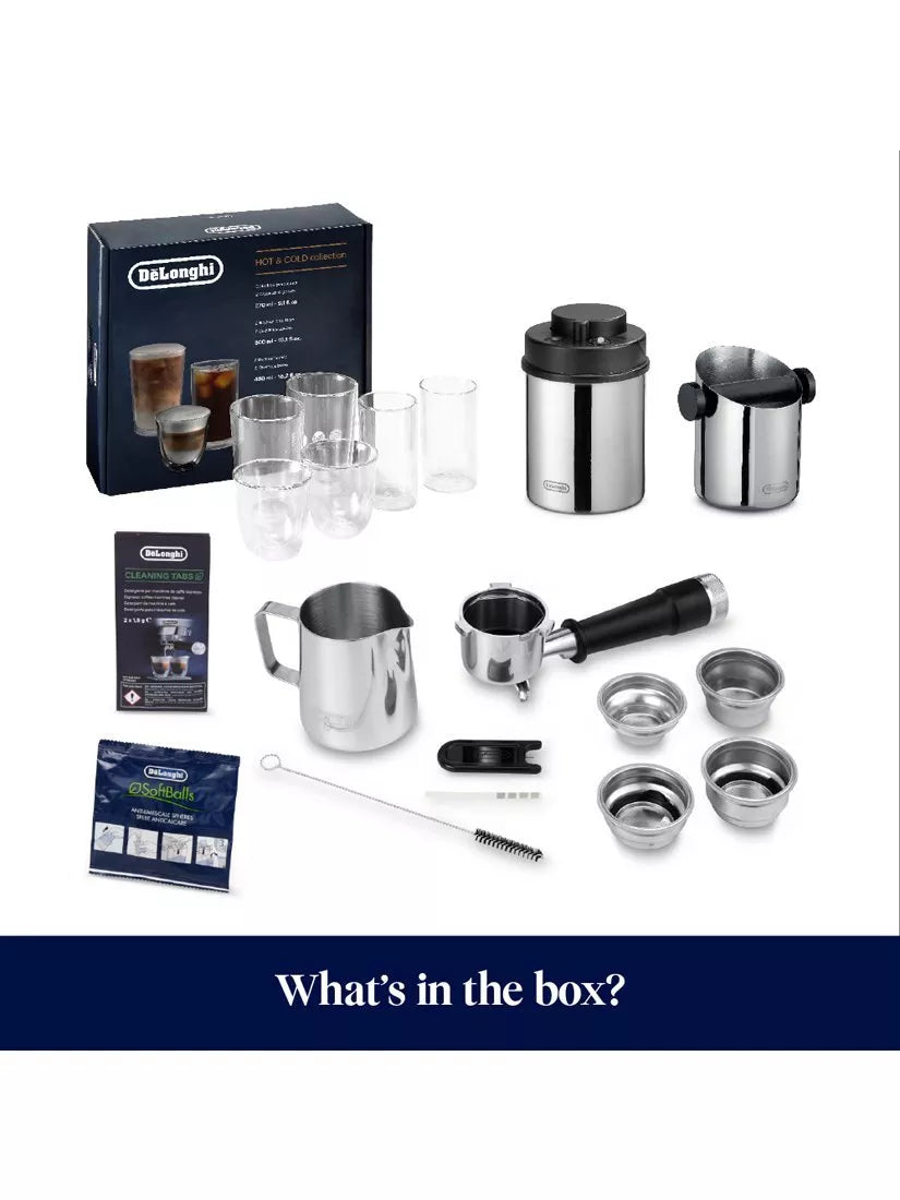 De'Longhi La Specialista Opera silver coffee machine - British product