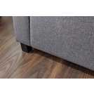 GFW Verona Charcoal fabric storage seat 87.4L, UK version