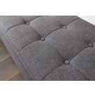 GFW Verona Charcoal fabric storage seat 87.4L, UK version