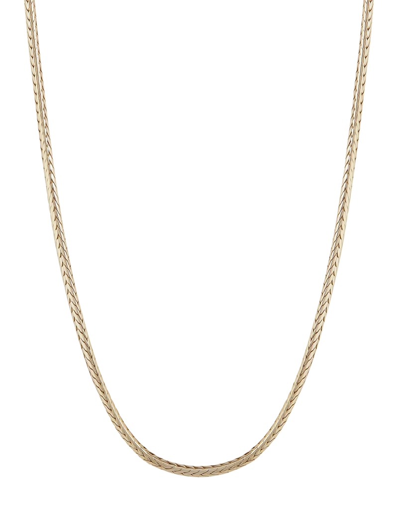 TUTTI Flow Necklace gold plated chain 51.2 cm, imported from the UK
