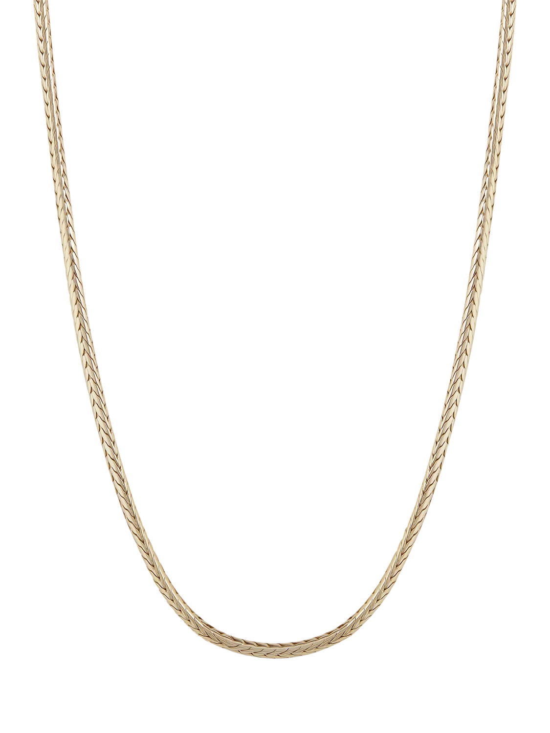 TUTTI Flow Necklace gold plated chain 51.2 cm, imported from the UK
