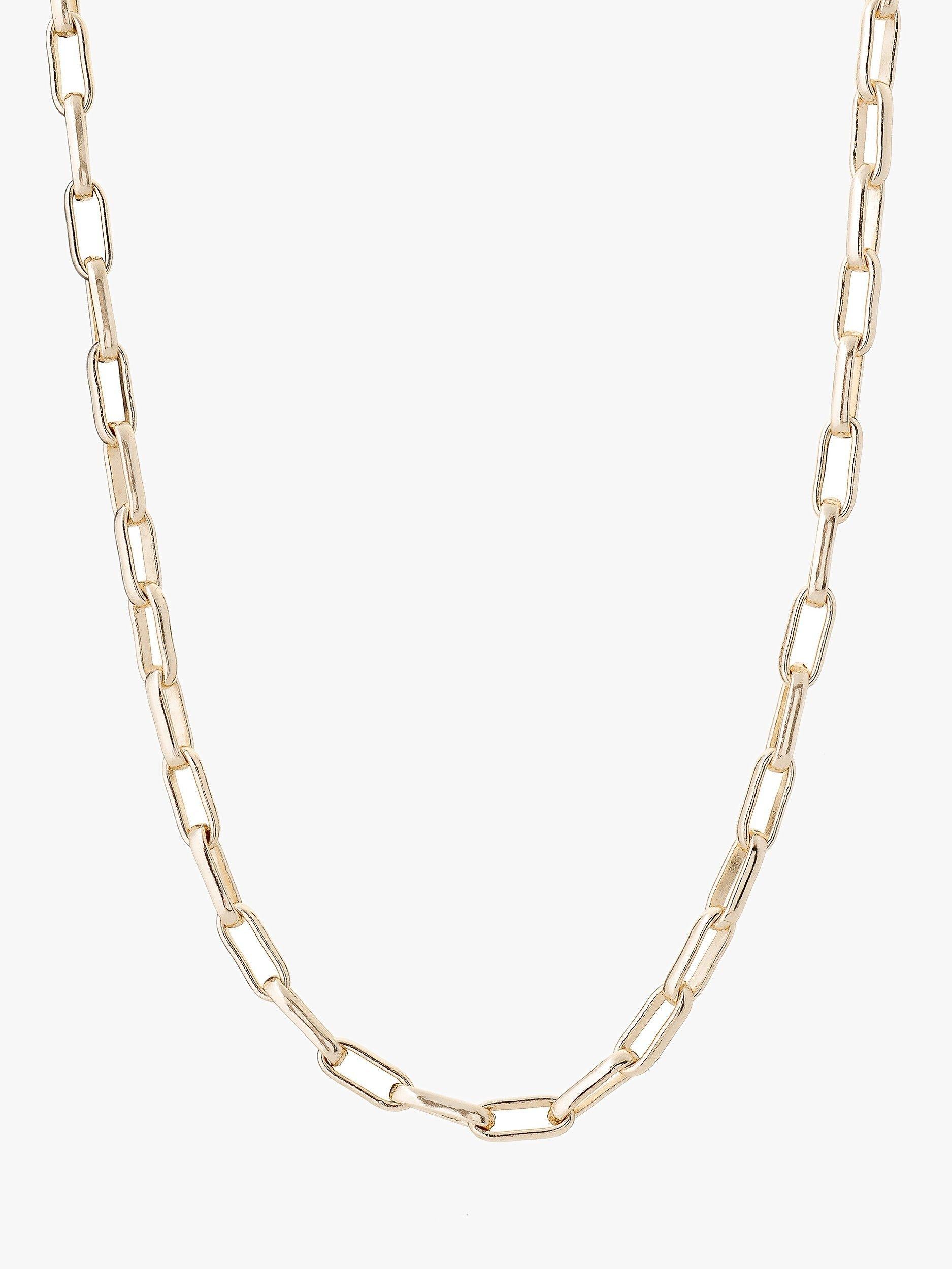 Tutti gold plated chain necklace 47cm, UK version