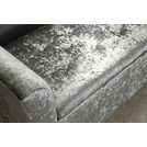 GFW Verona grey velvet storage seat 87.4L, UK version