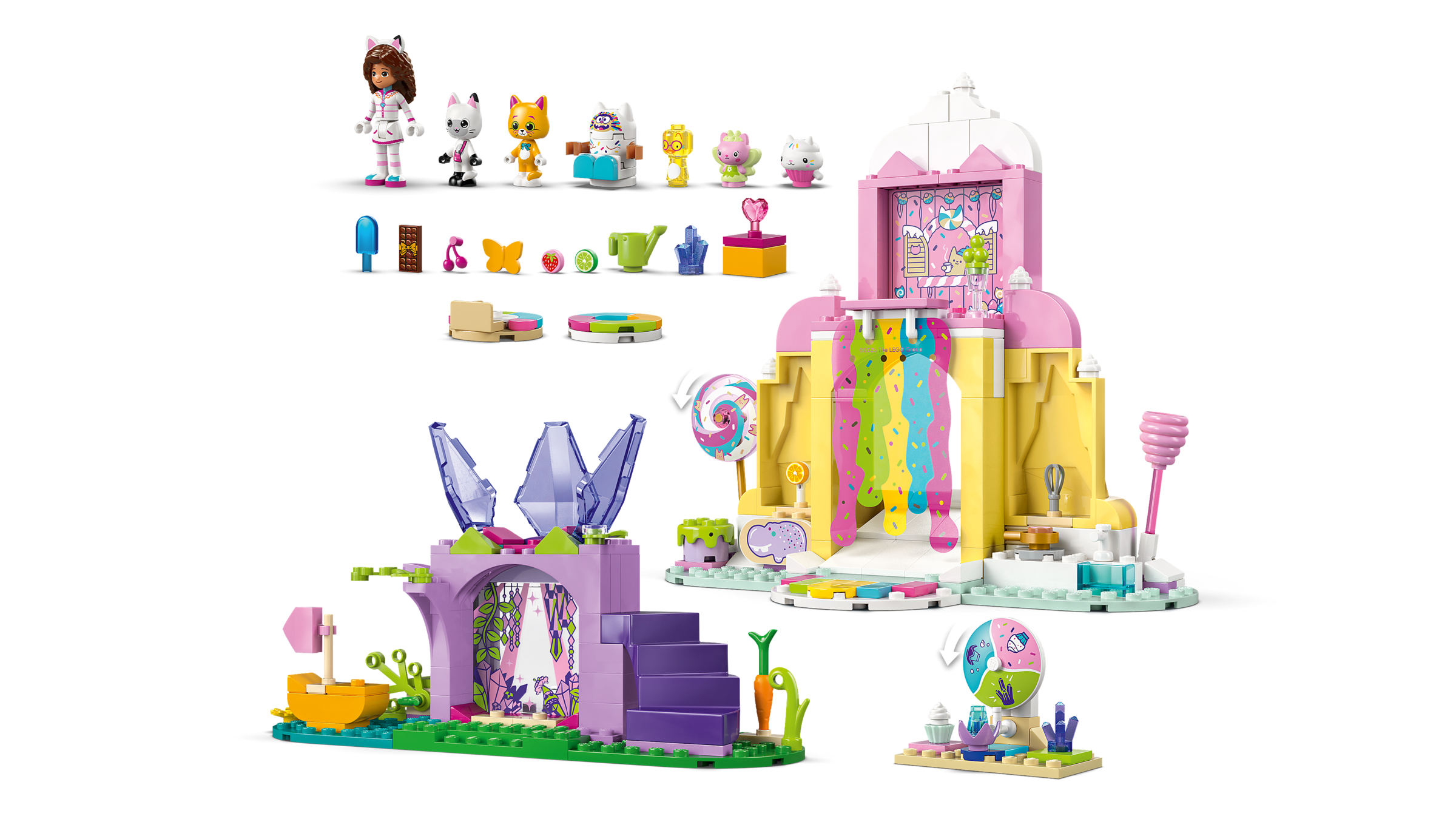LEGO Gabby's Dollhouse Sweet Treat Mountain building set (British brand)