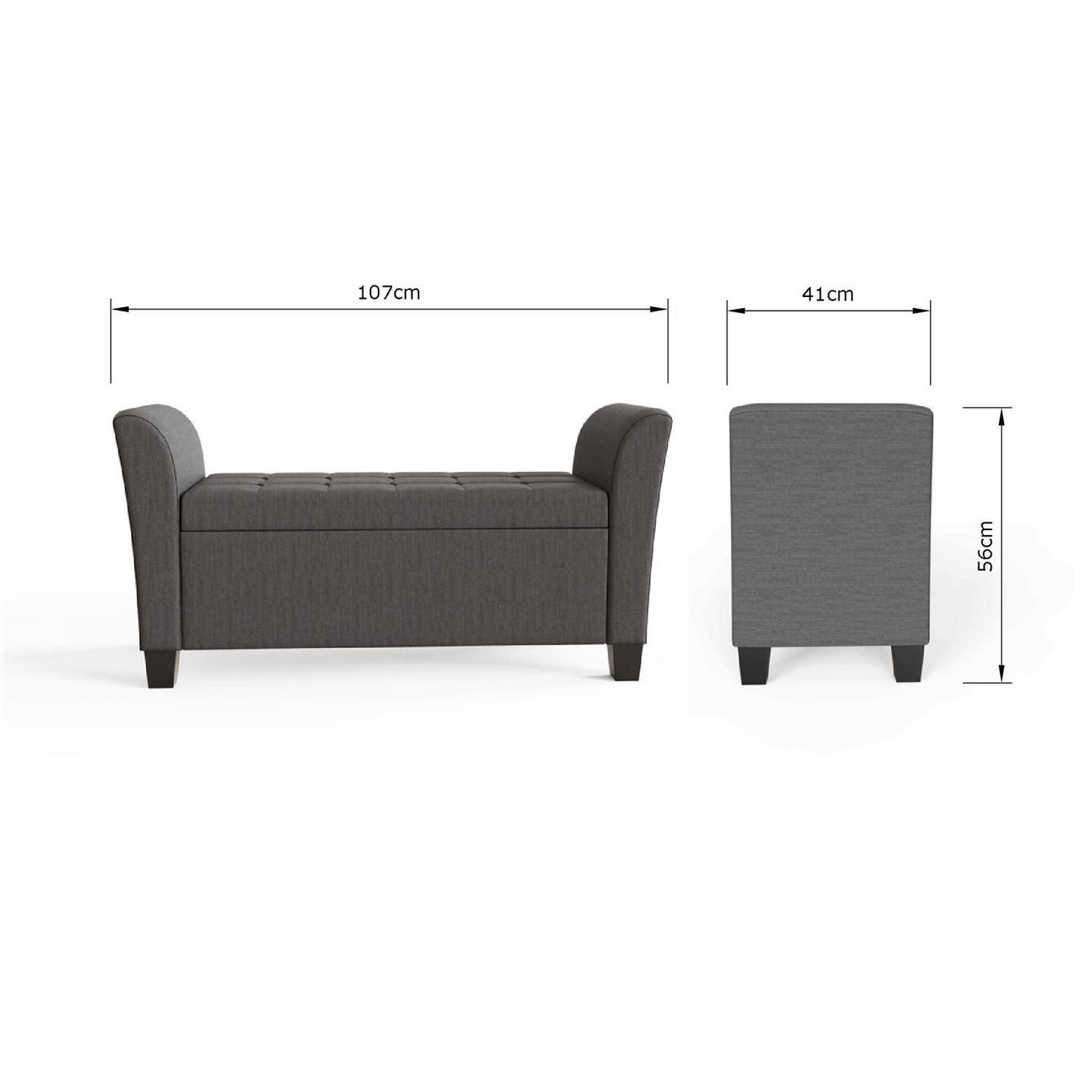GFW Verona Window Fabric Seat Grey, UK version