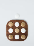 John Lewis wood and marble tic tac toe game, imported from the UK