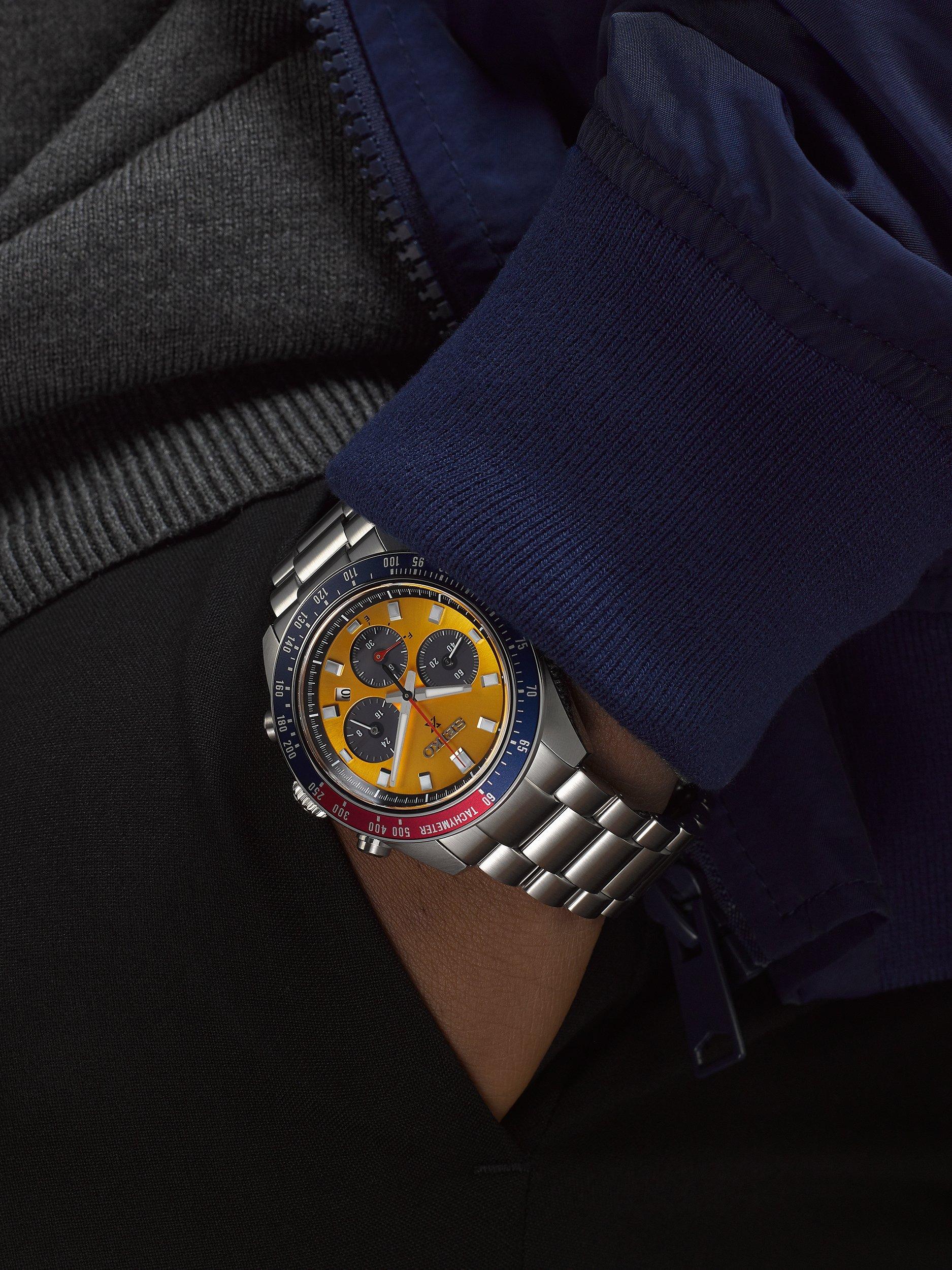 Seiko Prospex Pogue solar chronograph watch, UK version