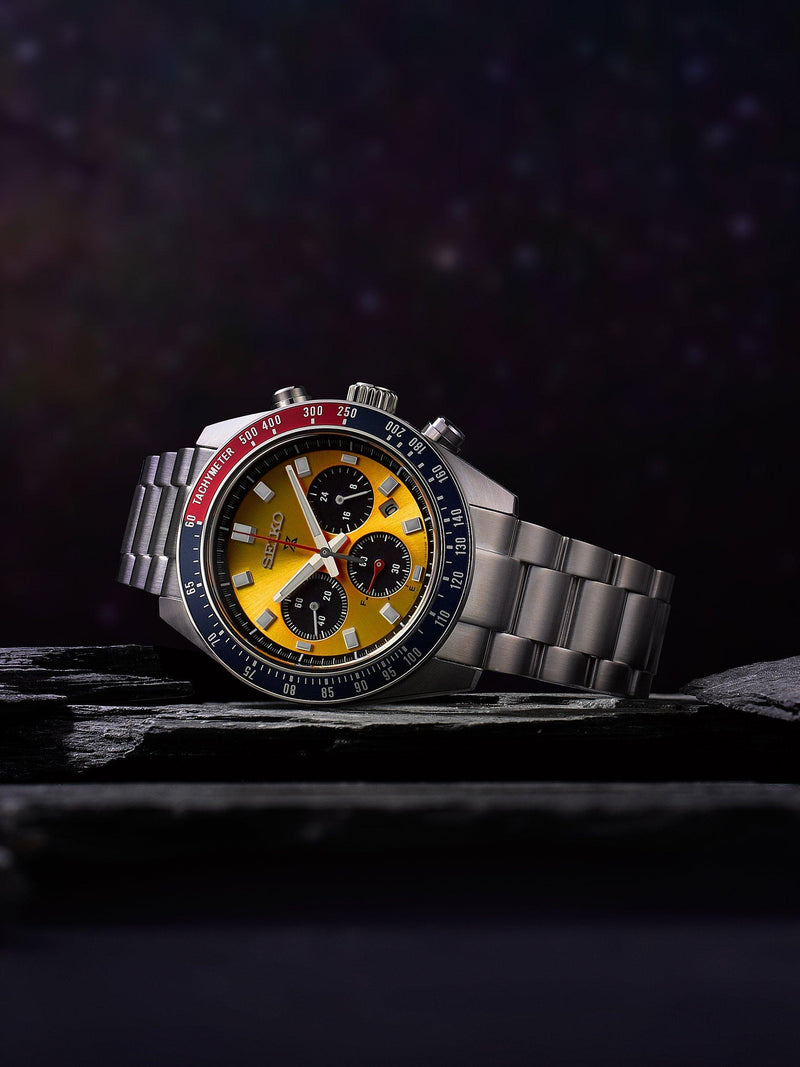 Seiko Prospex Pogue solar chronograph watch, UK version