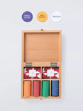 John Lewis Wood Poker Set 105 pieces - British product