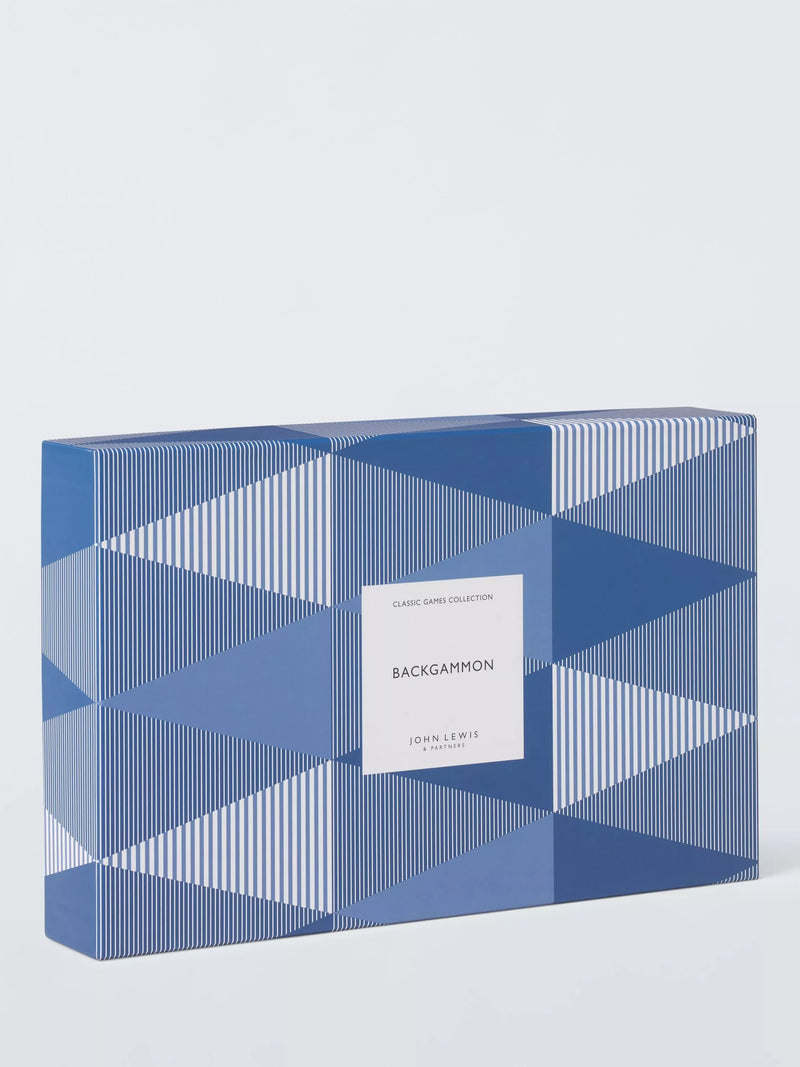 John Lewis wooden backgammon game set - British product