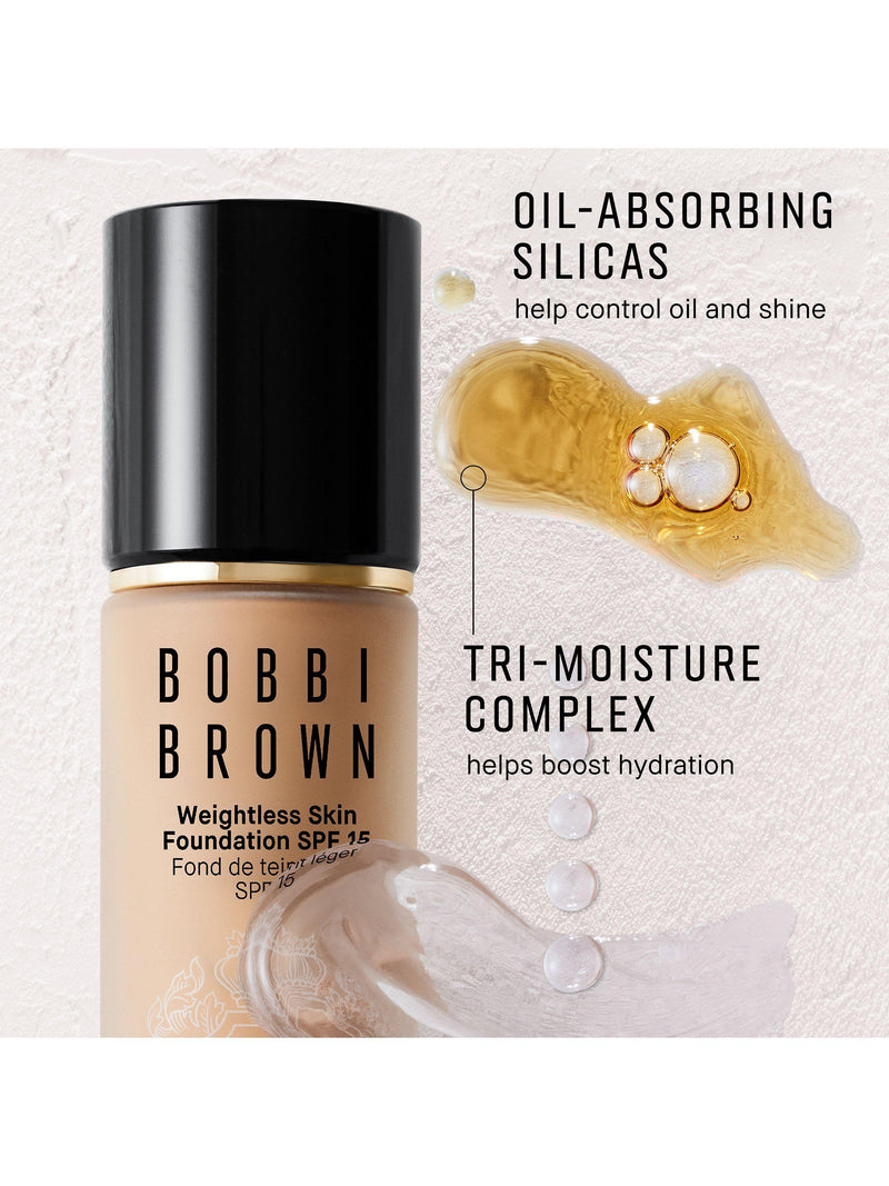 Bobbi Brown Weightless Skin Foundation SPF15 30ml, imported from the UK