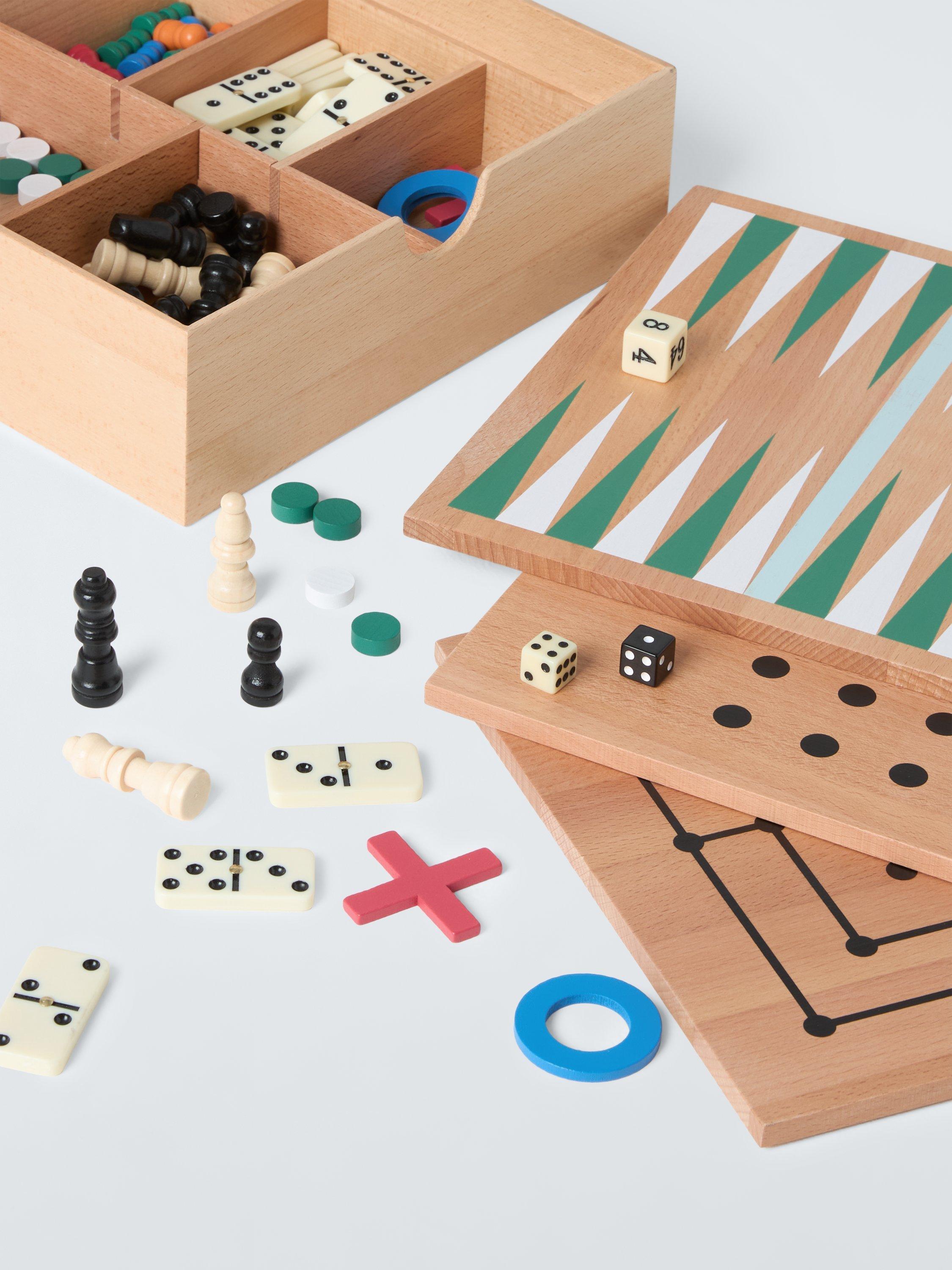 John Lewis board games compendium 117 pieces, UK version