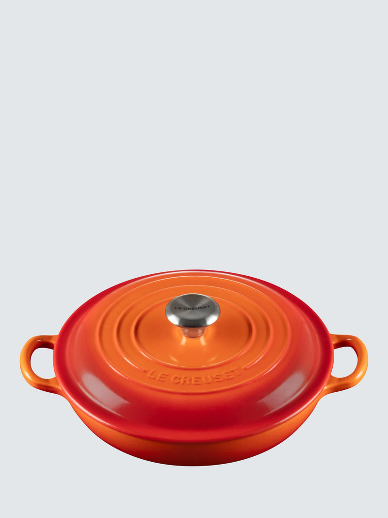 Le Creuset Cast Iron Signature Shallow Casserole 22Cm - Volcanic