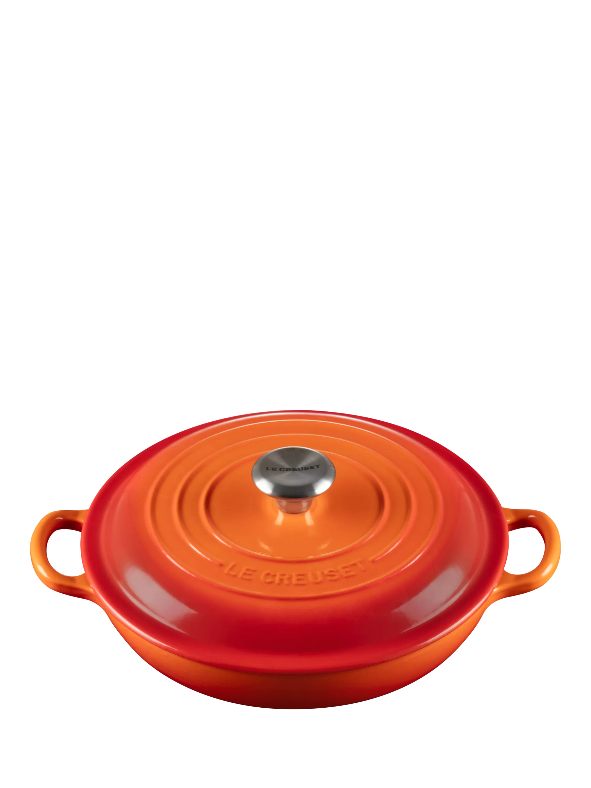 Le Creuset Cast Iron Signature Shallow Casserole 22cm, UK version