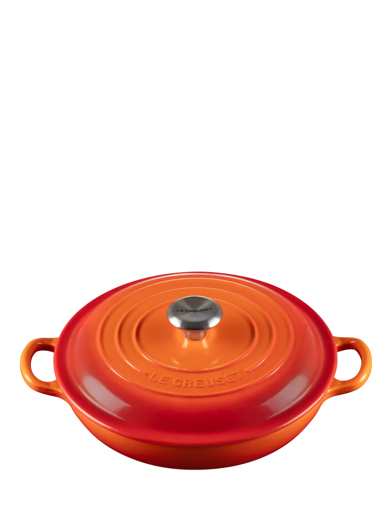 Le Creuset Cast Iron Signature Shallow Casserole 22cm, UK version