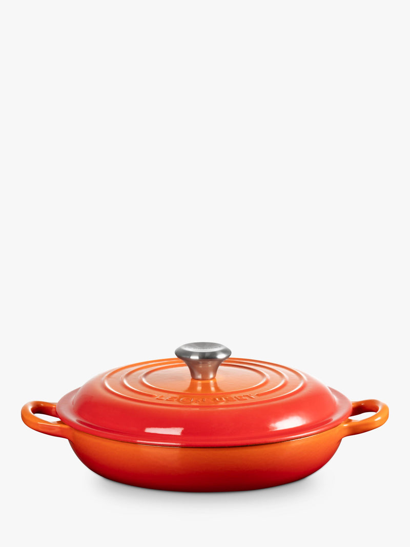 Le Creuset Cast Iron Signature Shallow Casserole 22cm, UK version