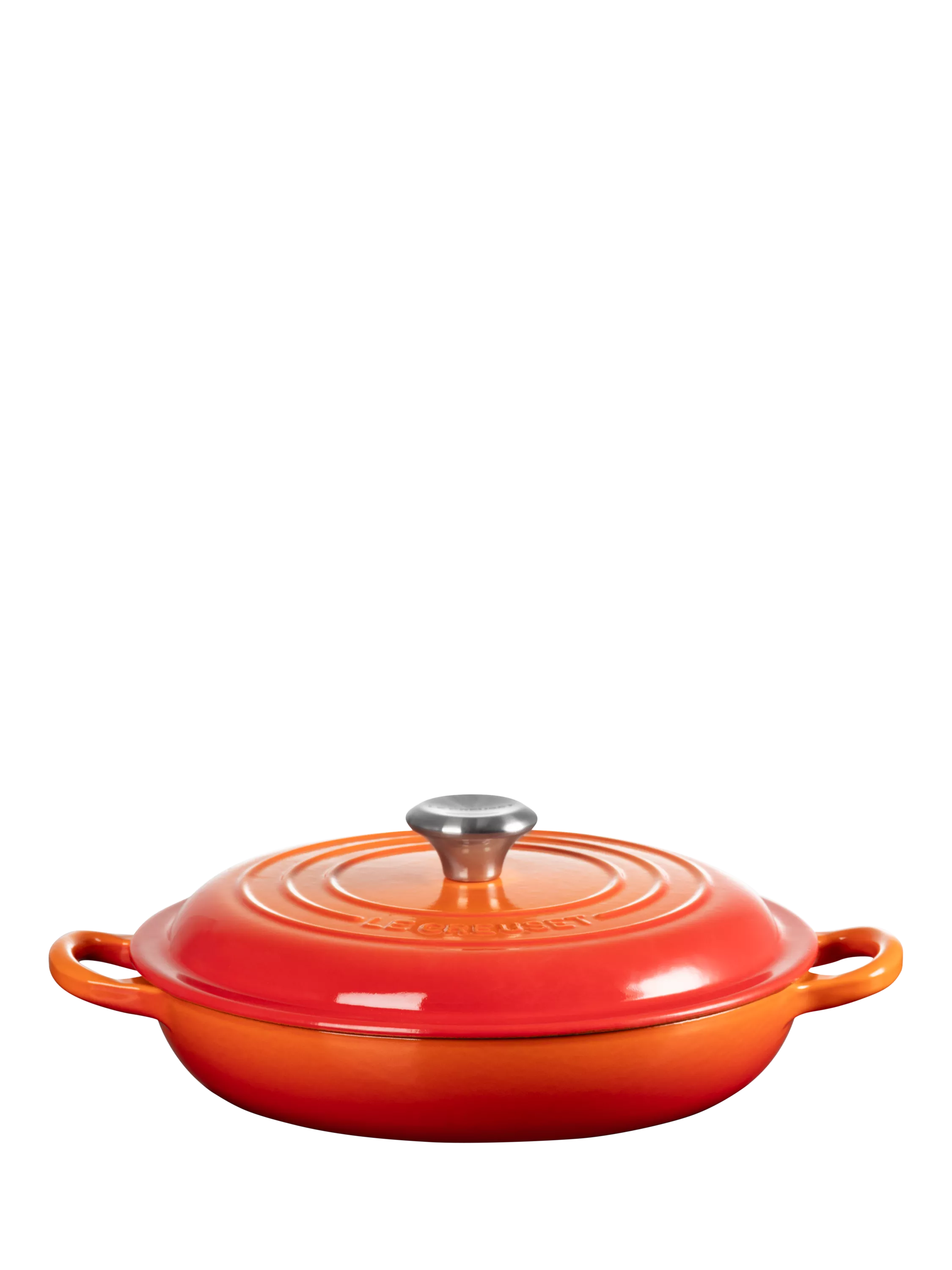 Le Creuset Cast Iron Signature Shallow Casserole 22cm, UK version