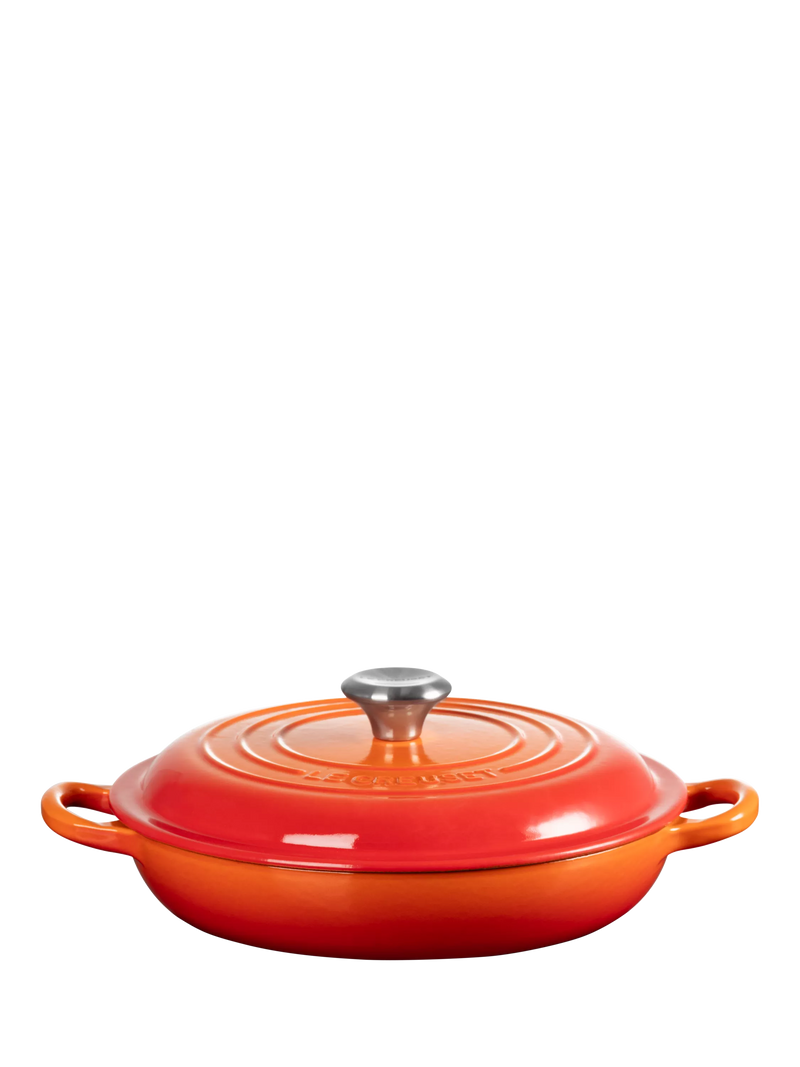 Le Creuset Cast Iron Signature Shallow Casserole 22cm, UK version