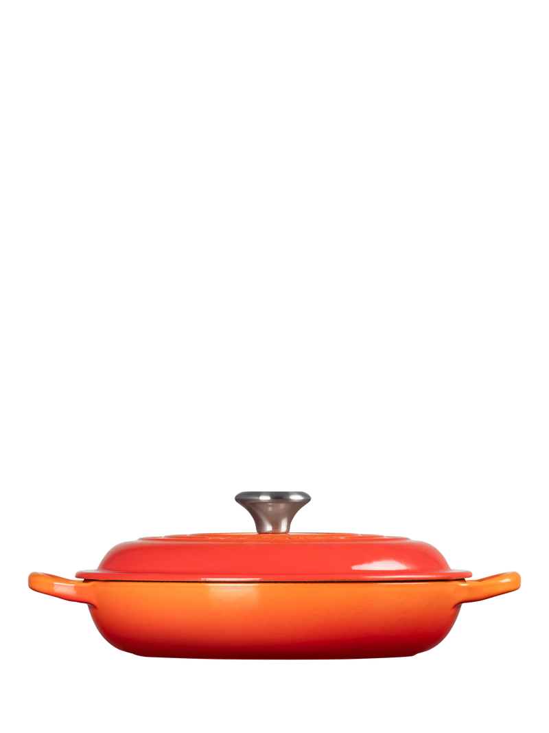 Le Creuset Cast Iron Signature Shallow Casserole 22cm, UK version