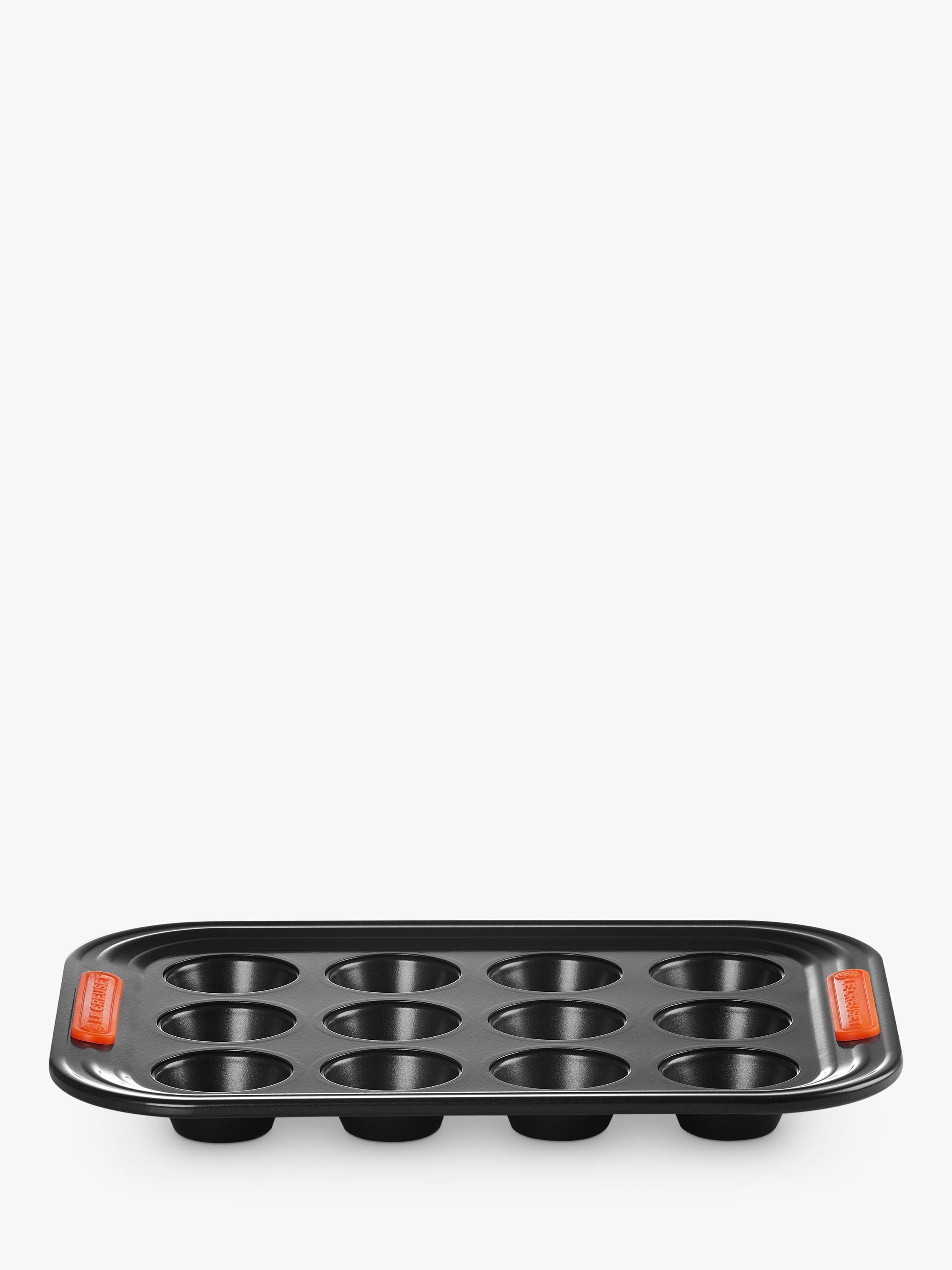Le Creuset carbon steel non-stick mini muffin tray 12 cup, UK version
