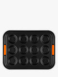 Le Creuset carbon steel toughened non-stick muffin tray 12 cup, UK version