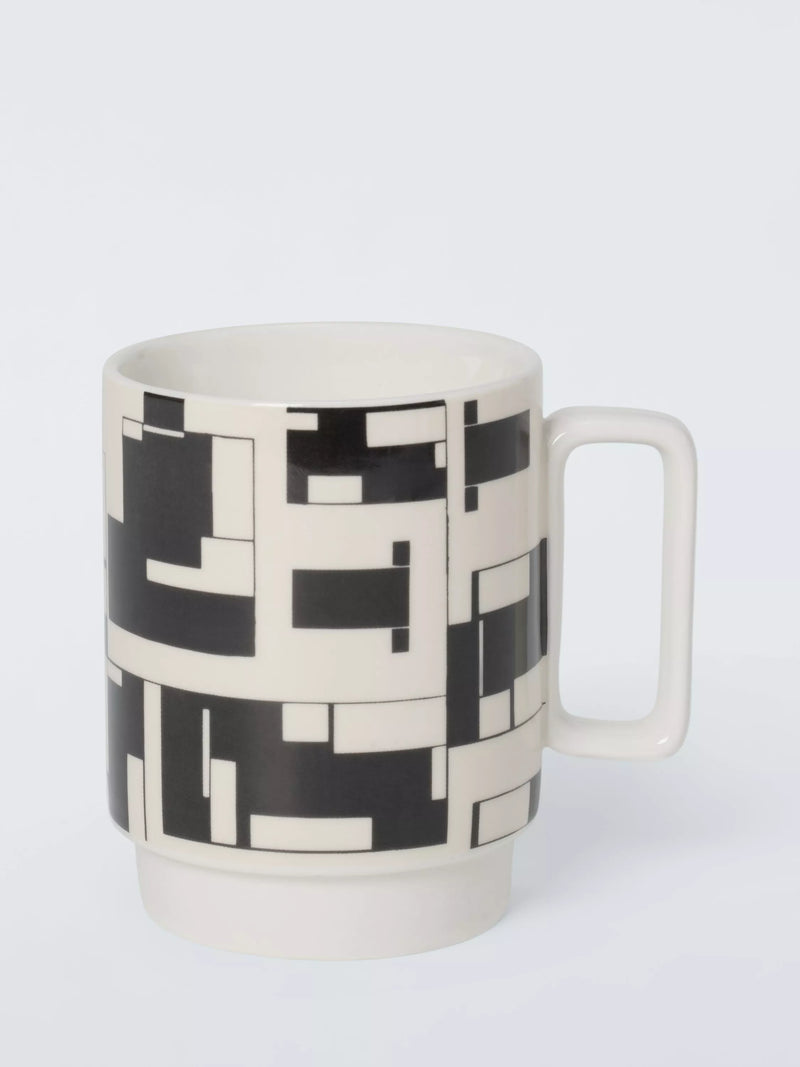 John Lewis fine china mug with Cloud Dancer print, 320ml, UK version