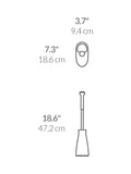 Brosse de toilette magnétique Simplehuman (marque britannique)