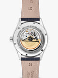 Frederique Constant Runabout Automatic men's watch blue dial leather strap, imported from the UK